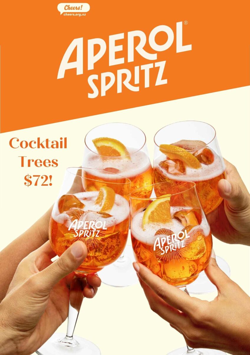 Aperol Spritz Trees $72 5 Cocktails