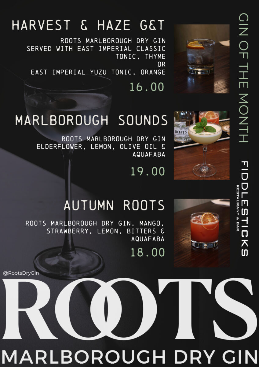 Maestreo Gin Of Month Roots Fiddlesticks